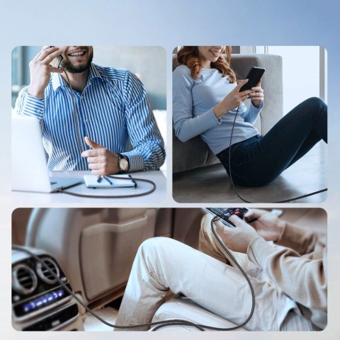 Kabel Joyroom Light-Speed Series S-A25 USB-A / USB-C 100W 1.2m - czarny Kabel Joyroom Light-Speed Series S-A25 USB-A / USB-C 100W 1.2m - czarny