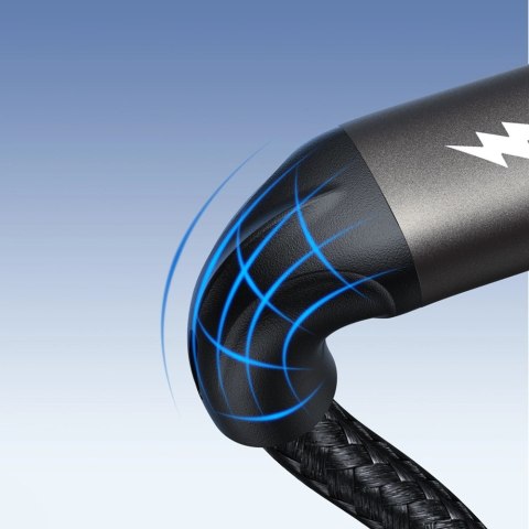 Kabel Joyroom Light-Speed Series S-A25 USB-A / USB-C 100W 1.2m - czarny Kabel Joyroom Light-Speed Series S-A25 USB-A / USB-C 100W 1.2m - czarny