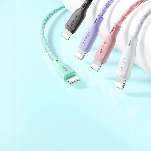 Kabel Joyroom Multi-Color Series S-A34 USB-A / Lightning 3A 1m - zielony Kabel Joyroom Multi-Color Series S-A34 USB-A / Lightning 3A 1m - zielony