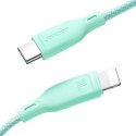 Kabel Joyroom Multi-Color Series S-A34 USB-C / USB-C PD 60W 1m - fioletowy