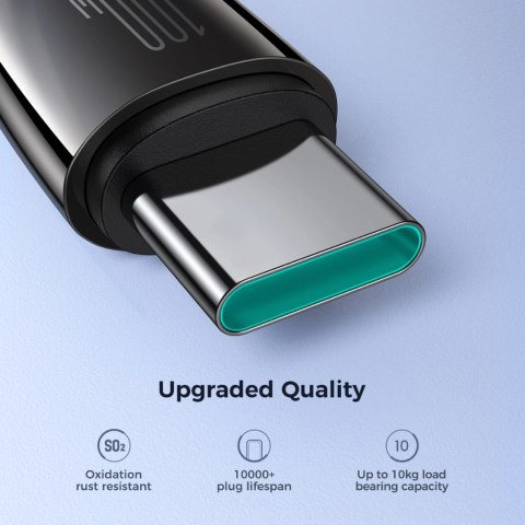 Kabel Joyroom Pioneer Series SA31-AC6 USB-A / USB-C 100W 1.2m - czarny Kabel Joyroom Pioneer Series SA31-AC6 USB-A / USB-C 100W 1.2m - czarny