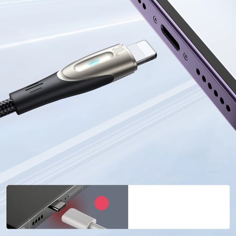 Kabel Joyroom Pioneer Series SA31-CL3 USB-C / Lightning 30W 1.2m - czarny Kabel Joyroom Pioneer Series SA31-CL3 USB-C / Lightning 30W 1.2m - czarny