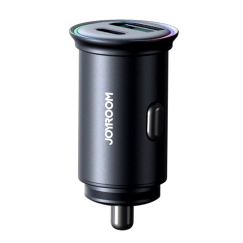 Mini ładowarka Joyroom JR-CCN04 60W USB-A USB-C - czarna Mini ładowarka Joyroom JR-CCN04 60W USB-A USB-C - czarna