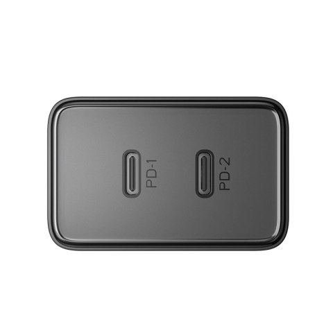 Szybka ładowarka Joyroom JR-TCF09 2x USB-C 40W - czarna Szybka ładowarka Joyroom JR-TCF09 2x USB-C 40W - czarna