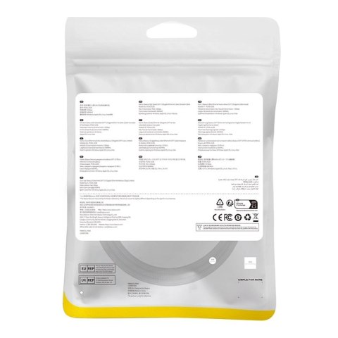 Baseus szybki kabel internetowy RJ45 cat.7 10Gbps 1m pleciony czarny Baseus szybki kabel internetowy RJ45 cat.7 10Gbps 1m pleciony czarny