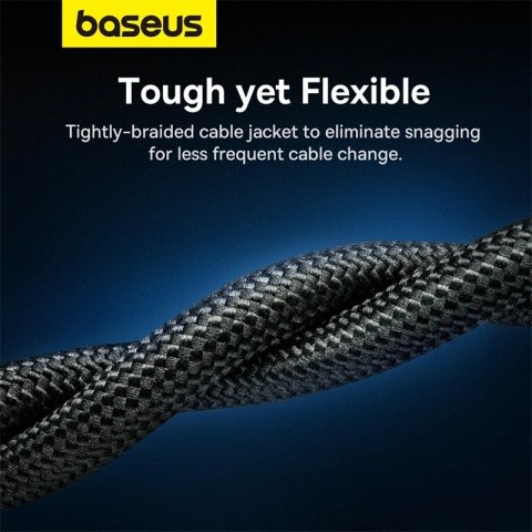 Baseus szybki kabel internetowy RJ45 cat.7 10Gbps 1m pleciony czarny Baseus szybki kabel internetowy RJ45 cat.7 10Gbps 1m pleciony czarny