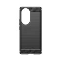 Etui silikonowe Carbon Case do Honor 90 - czarne Etui silikonowe Carbon Case do Honor 90 - czarne