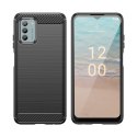 Etui silikonowe Carbon Case do Nokia G22/Nokia G42 - czarne Etui silikonowe Carbon Case do Nokia G22/Nokia G42 - czarne