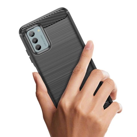Etui silikonowe Carbon Case do Nokia G22/Nokia G42 - czarne Etui silikonowe Carbon Case do Nokia G22/Nokia G42 - czarne