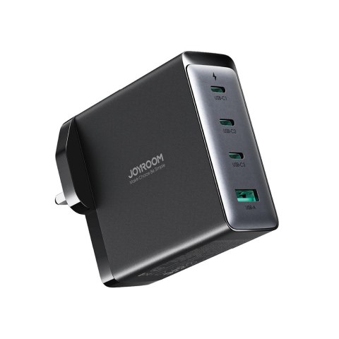Ładowarka GaN UK Joyroom JR-TCG05UK 140W 3x USB-C USB-A + kabel USB-C / USB-C 240W 1.2m Ładowarka GaN UK Joyroom JR-TCG05UK 140W 3x USB-C USB-A + kabel USB-C / USB-C 240W 1.2m