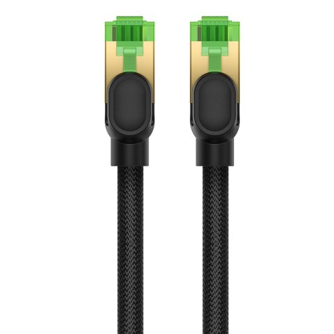 Baseus szybki kabel sieciowy RJ45 cat. 8 40Gbps 1m pleciony czarny Baseus szybki kabel sieciowy RJ45 cat. 8 40Gbps 1m pleciony czarny