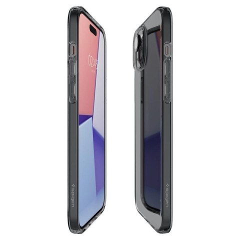 Etui Spigen Crystal Flex na iPhone 15 Plus - szaro-przezroczyste Etui Spigen Crystal Flex na iPhone 15 Plus - szaro-przezroczyste