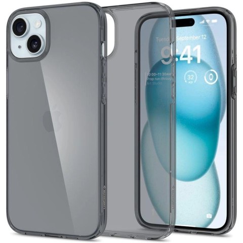Etui Spigen Crystal Flex na iPhone 15 Plus - szaro-przezroczyste Etui Spigen Crystal Flex na iPhone 15 Plus - szaro-przezroczyste