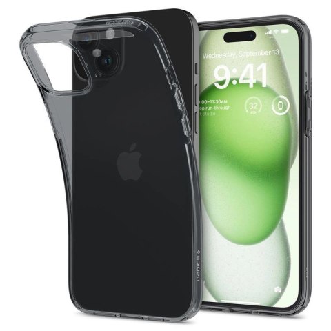 Etui Spigen Crystal Flex na iPhone 15 Plus - szaro-przezroczyste Etui Spigen Crystal Flex na iPhone 15 Plus - szaro-przezroczyste