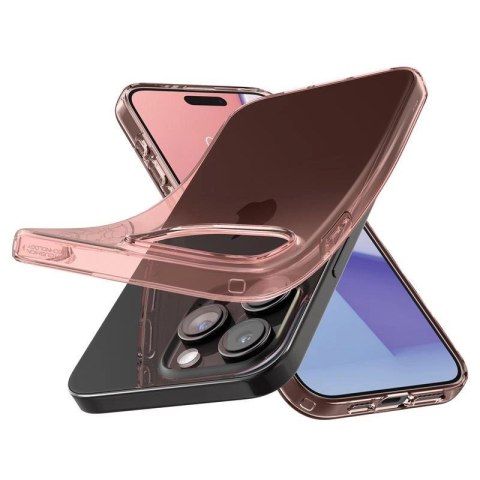 Etui Spigen Crystal Flex na iPhone 15 Pro Max - różowo-przezroczyste Etui Spigen Crystal Flex na iPhone 15 Pro Max - różowo-przezroczyste