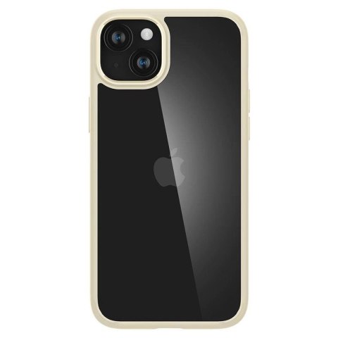 Etui Spigen Crystal Hybrid na iPhone 15 Plus - przezroczysto-beżowe Etui Spigen Crystal Hybrid na iPhone 15 Plus - przezroczysto-beżowe