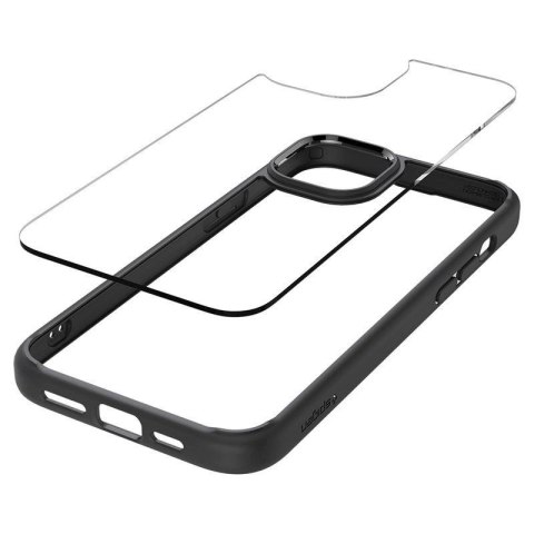 Etui Spigen Crystal Hybrid na iPhone 15 Plus - przezroczysto-czarne Etui Spigen Crystal Hybrid na iPhone 15 Plus - przezroczysto-czarne