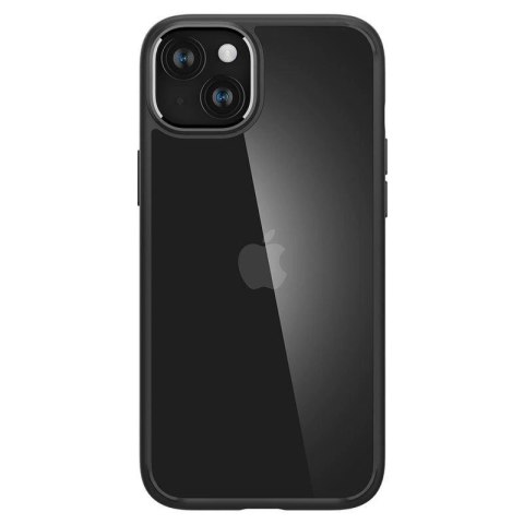 Etui Spigen Crystal Hybrid na iPhone 15 Plus - przezroczysto-czarne Etui Spigen Crystal Hybrid na iPhone 15 Plus - przezroczysto-czarne