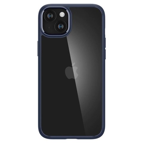 Etui Spigen Crystal Hybrid na iPhone 15 Plus - przezroczysto-niebieskie Etui Spigen Crystal Hybrid na iPhone 15 Plus - przezroczysto-niebieskie