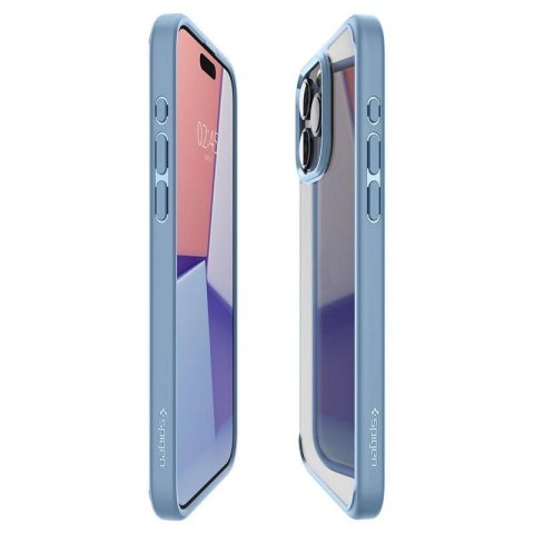 Etui Spigen Crystal Hybrid na iPhone 15 Pro Max - przezroczysto-niebieskie Etui Spigen Crystal Hybrid na iPhone 15 Pro Max - przezroczysto-niebieskie