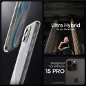 Etui Spigen Crystal Hybrid na iPhone 15 Pro - przezroczyste Etui Spigen Crystal Hybrid na iPhone 15 Pro - przezroczyste