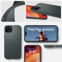 Etui Spigen Liquid Air na iPhone 15 Plus - ciemnozielone Etui Spigen Liquid Air na iPhone 15 Plus - ciemnozielone