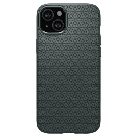 Etui Spigen Liquid Air na iPhone 15 Plus - ciemnozielone Etui Spigen Liquid Air na iPhone 15 Plus - ciemnozielone