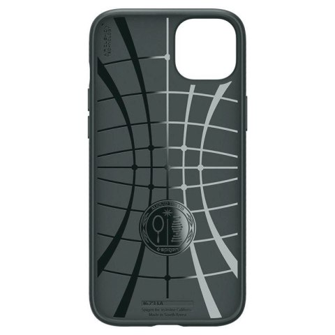 Etui Spigen Liquid Air na iPhone 15 Plus - ciemnozielone Etui Spigen Liquid Air na iPhone 15 Plus - ciemnozielone