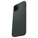 Etui Spigen Liquid Air na iPhone 15 Plus - ciemnozielone Etui Spigen Liquid Air na iPhone 15 Plus - ciemnozielone
