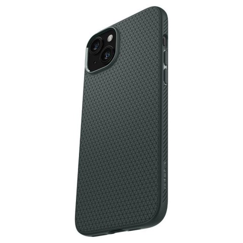 Etui Spigen Liquid Air na iPhone 15 Plus - ciemnozielone Etui Spigen Liquid Air na iPhone 15 Plus - ciemnozielone