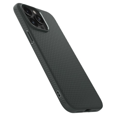 Etui Spigen Liquid Air na iPhone 15 Pro Max - ciemnozielone Etui Spigen Liquid Air na iPhone 15 Pro Max - ciemnozielone