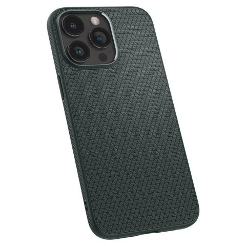 Etui Spigen Liquid Air na iPhone 15 Pro Max - ciemnozielone Etui Spigen Liquid Air na iPhone 15 Pro Max - ciemnozielone