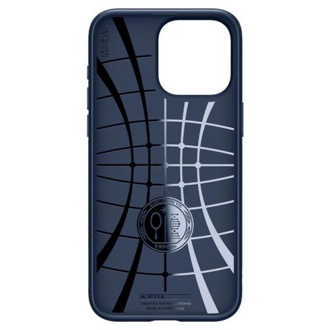 Etui Spigen Liquid Air na iPhone 15 Pro Max - niebieskie Etui Spigen Liquid Air na iPhone 15 Pro Max - niebieskie