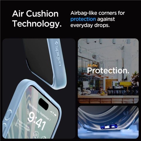 Etui Spigen Ultra Hybrid na iPhone 15 Pro Max - jasnoniebieskie Etui Spigen Ultra Hybrid na iPhone 15 Pro Max - jasnoniebieskie