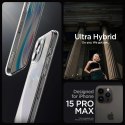 Etui Spigen Ultra Hybrid na iPhone 15 Pro Max - przezroczyste Etui Spigen Ultra Hybrid na iPhone 15 Pro Max - przezroczyste