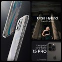 Etui Spigen Ultra Hybrid na iPhone 15 Pro - przezroczyste