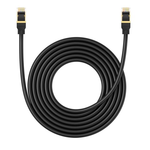 Kabel Ethernet Baseus High Speed Cat 8 40 Gb/s 5 m - czarny Kabel Ethernet Baseus High Speed Cat 8 40 Gb/s 5 m - czarny