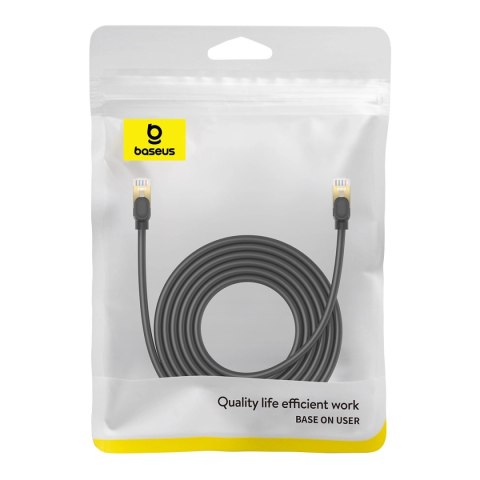 Kabel Ethernet Baseus High Speed Cat 8 40 Gb/s 5 m - czarny Kabel Ethernet Baseus High Speed Cat 8 40 Gb/s 5 m - czarny