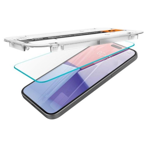 Szkło hartowane Spigen Glas.tR EZ Fit na iPhone 15 Plus / 16 Plus - 2 szt. Szkło hartowane Spigen Glas.tR EZ Fit na iPhone 15 Plus / 16 Plus - 2 szt.