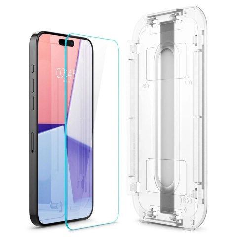 Szkło hartowane Spigen Glas.tR EZ Fit na iPhone 15 Pro Max - 2 szt. Szkło hartowane Spigen Glas.tR EZ Fit na iPhone 15 Pro Max - 2 szt.