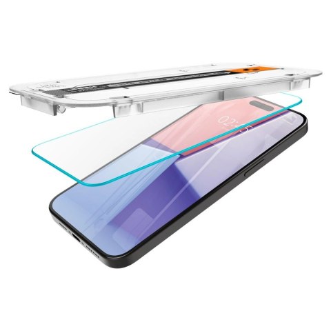 Szkło hartowane Spigen Glas.tR EZ Fit na iPhone 15 Pro Max - 2 szt. Szkło hartowane Spigen Glas.tR EZ Fit na iPhone 15 Pro Max - 2 szt.