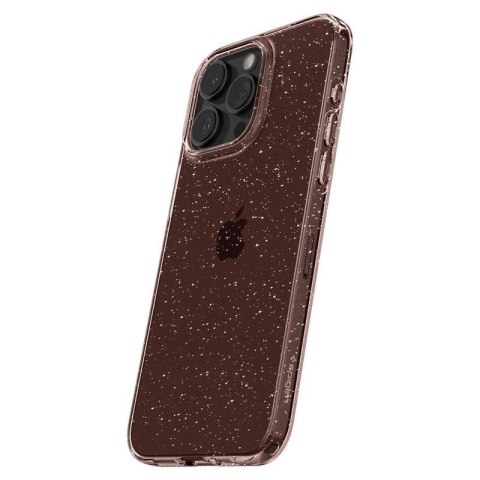 Etui Spigen Liquid Crystal Glitter na iPhone 15 Pro Max - różowo-przezroczyste Etui Spigen Liquid Crystal Glitter na iPhone 15 Pro Max - różowo-przezroczyste