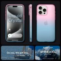 Etui Spigen Liquid Crystal na iPhone 15 Pro - różowo-niebieskie