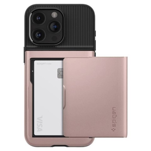 Etui Spigen Slim Armor CS na iPhone 15 Pro Max - różowe Etui Spigen Slim Armor CS na iPhone 15 Pro Max - różowe