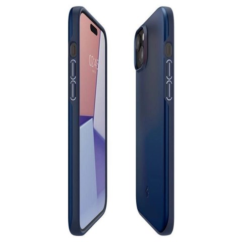Etui Spigen Thin Fit na iPhone 15 Plus - niebieskie Etui Spigen Thin Fit na iPhone 15 Plus - niebieskie