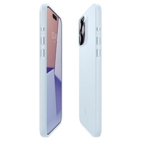 Etui Spigen Thin Fit na iPhone 15 Pro Max - jasnoniebieskie Etui Spigen Thin Fit na iPhone 15 Pro Max - jasnoniebieskie