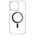 Etui Spigen Ultra Hybrid Mag z MagSafe na iPhone 15 Pro - szare