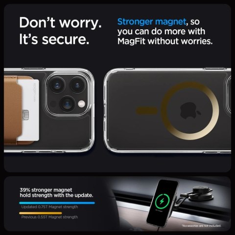 Etui Spigen Ultra Hybrid Mag z MagSafe na iPhone 15 Pro - złote Etui Spigen Ultra Hybrid Mag z MagSafe na iPhone 15 Pro - złote
