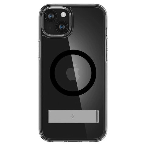 Etui Spigen Ultra Hybrid S MagSafe z podstawką do iPhone 15 Plus - czarne Etui Spigen Ultra Hybrid S MagSafe z podstawką do iPhone 15 Plus - czarne