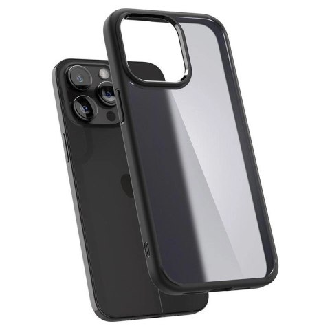 Etui Spigen Ultra Hybrid na iPhone 15 Pro Max - przezroczysto-czarne Etui Spigen Ultra Hybrid na iPhone 15 Pro Max - przezroczysto-czarne